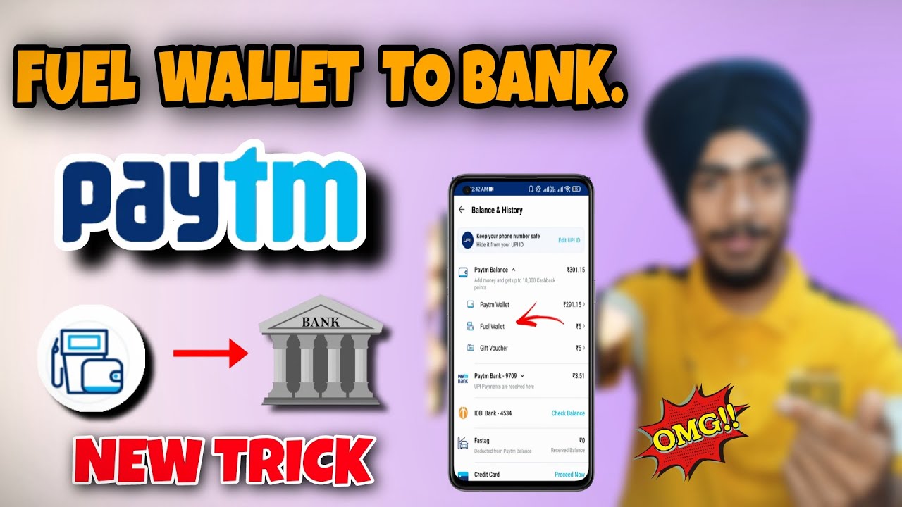 Paytm Fuel Wallet To Bank Transfer | Fuel Balance Convert | #paytmfuelwallet