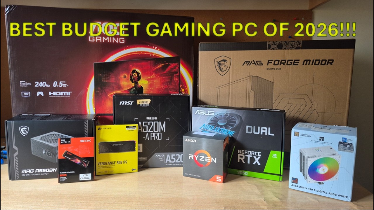 £600 Budget Gaming PC in 2026 – RTX 3050 + Ryzen 5 5500 (Worth It?)