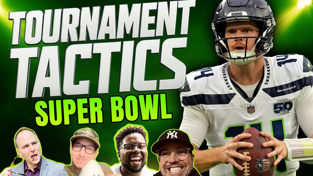 NFL Super Bowl DraftKings and FanDuel DFS Strategy and Picks | Tournament Tactics