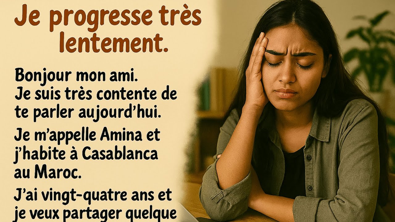 C'est pourquoi tu te sens bloqué | French  Listening Practice (B1)