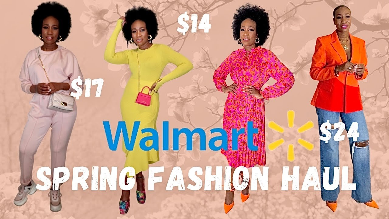 HUGE WALMART SPRING FASHION HAUL | Walmart Clothing Haul 2022 | Affordable Fashion | KERRY