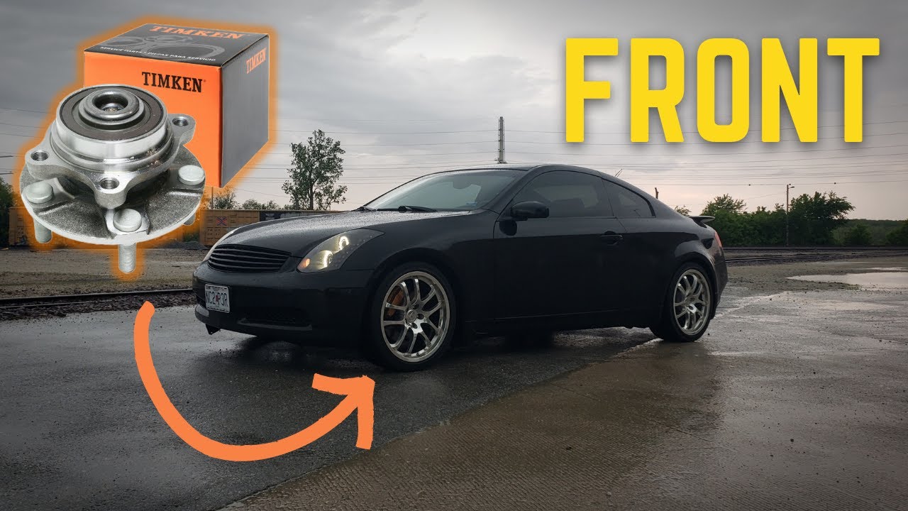 DIY Front Wheel Bearing Replacement for Infiniti G35 / Nissan 350Z  - Tips and Tricks!