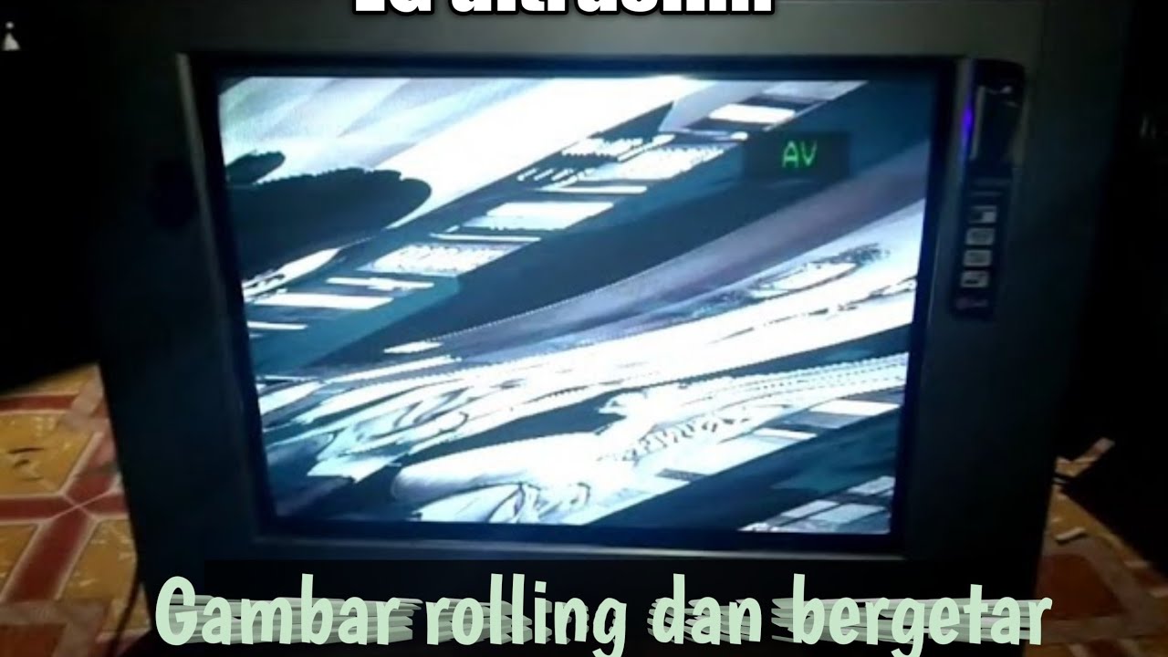 TV LG gambar bergetar rolling saat input av