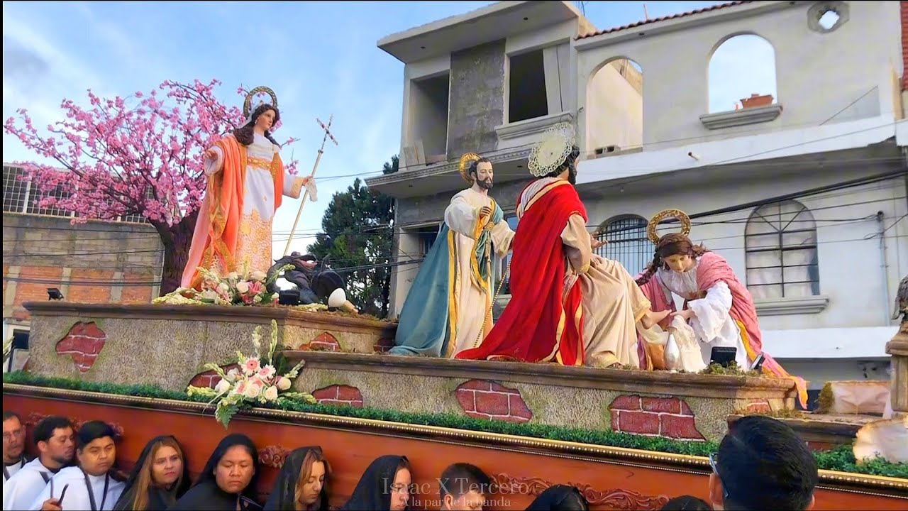 San Francisco y Linda Shecanita || Procesión de Santa Marta de Betania de zona 5 de Mixco Julio 2025