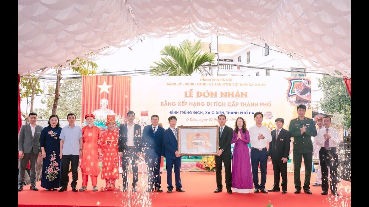 LỄ ĐÓN NHẬN BẰNG XẾP HẠNG DI TÍCH CẤP THÀNH PHỐ ĐÌNH TRÚNG ĐÍCH 2026