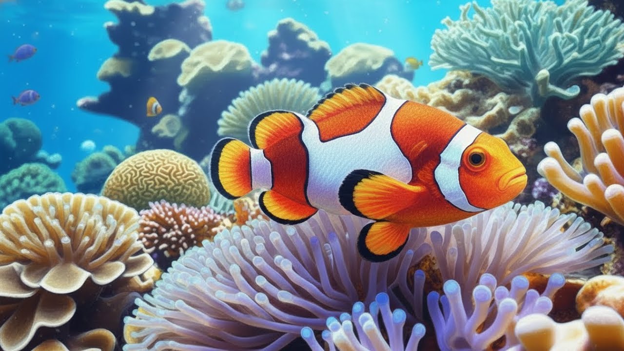 The Best 4K Aquarium - Dive Into The Mesmerizing Underwater Realm, Sea Jellyfish, Coral Reefs .