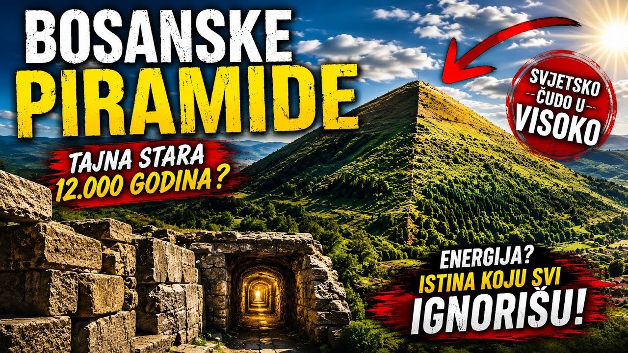 Piramida Visoko Dron snimak 4k video