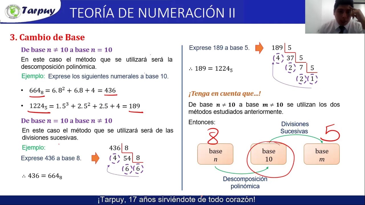 TEORÍA DE NUMERACIÓN II NIVEL INTERMEDIO