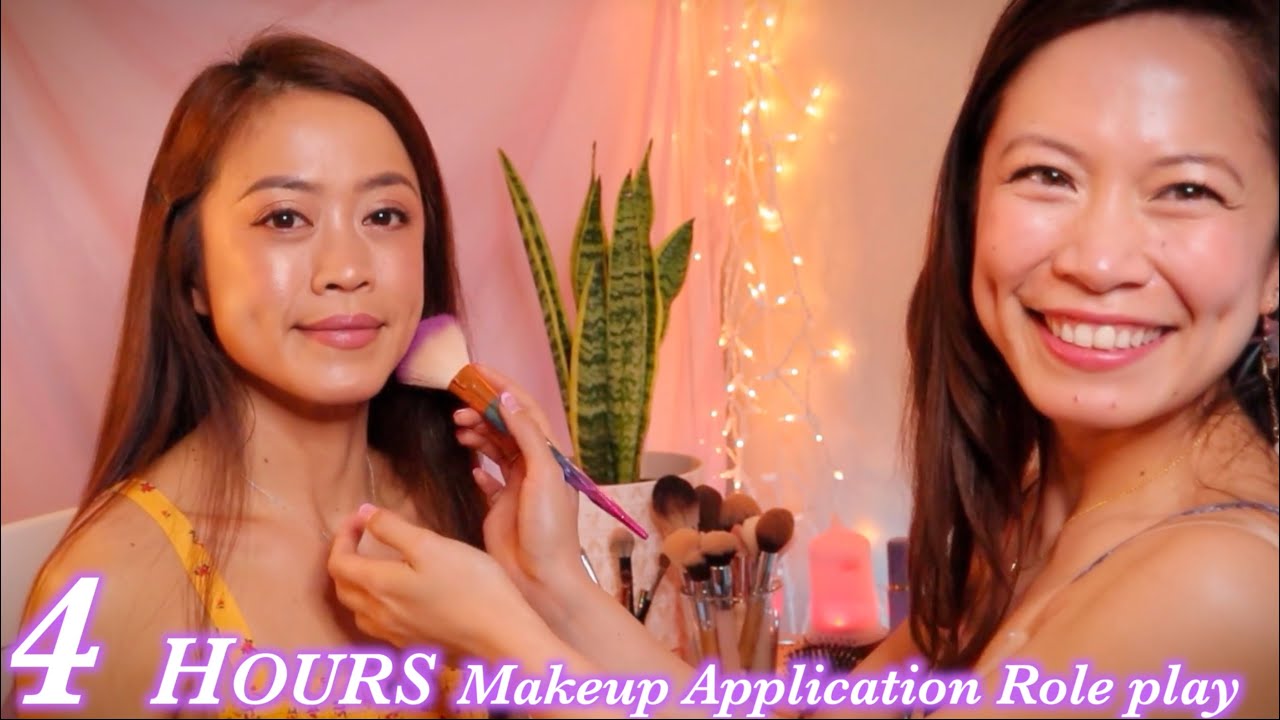 ASMR 🌺 4 Hours Relaxing Makeup Artist Roleplay 💕