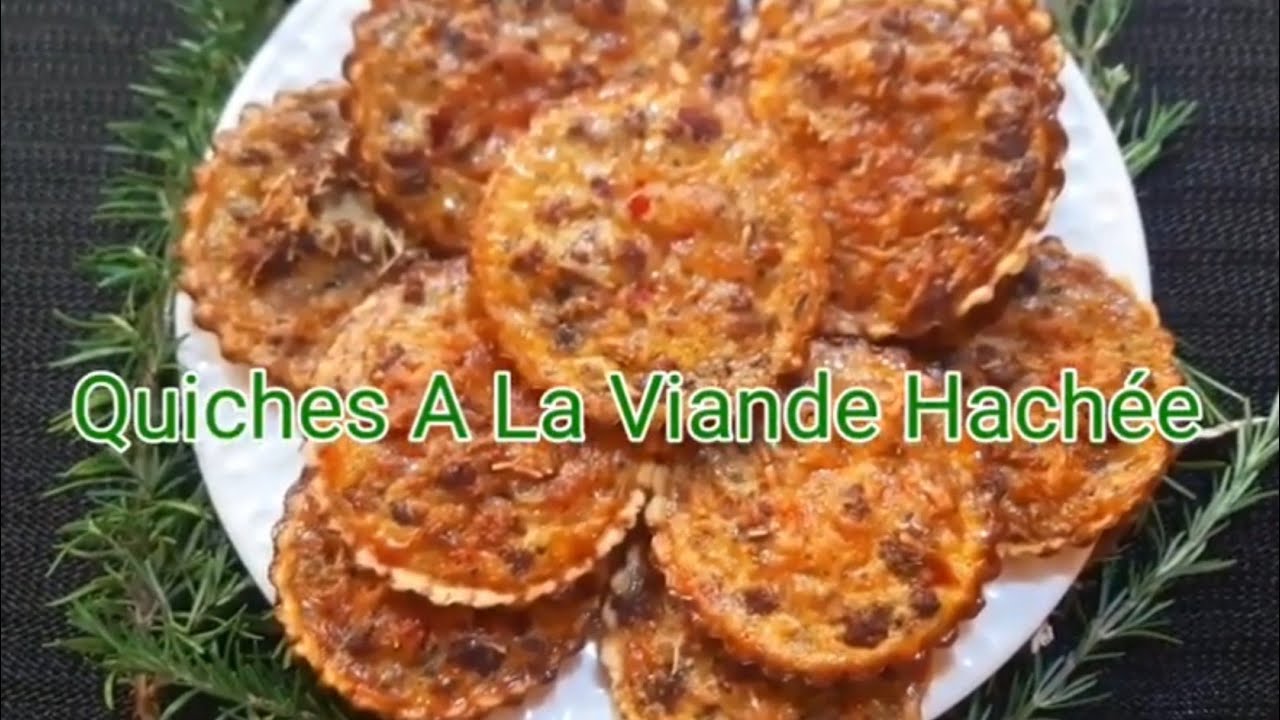Quiches A La Viande Hachée faciles et rapides à préparer 🥰🥰😋😋