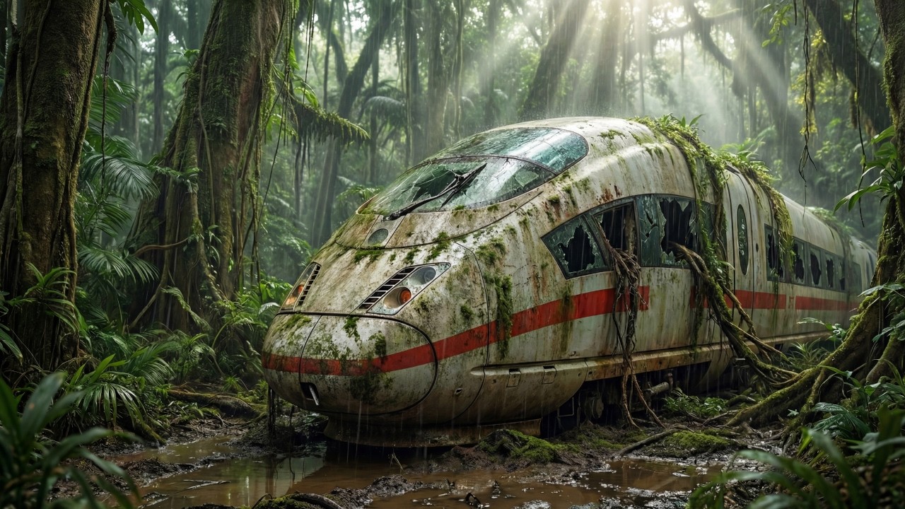 Abandoned German High-Speed Train Discovered Deep in the Amazon Rainforest