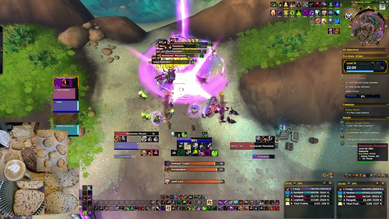 +19 Eco-Dome Al'dani. Diabolist Demonology Warlock Gameplay. Might Prepatch