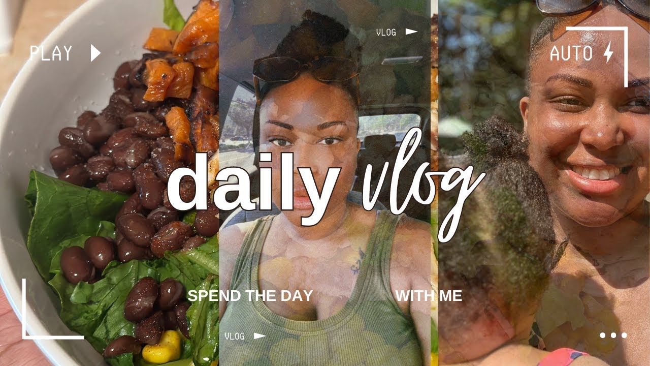 day in the life vlog | crazy dentist trip part 2, workout routine, 4th of July, natural hair journey