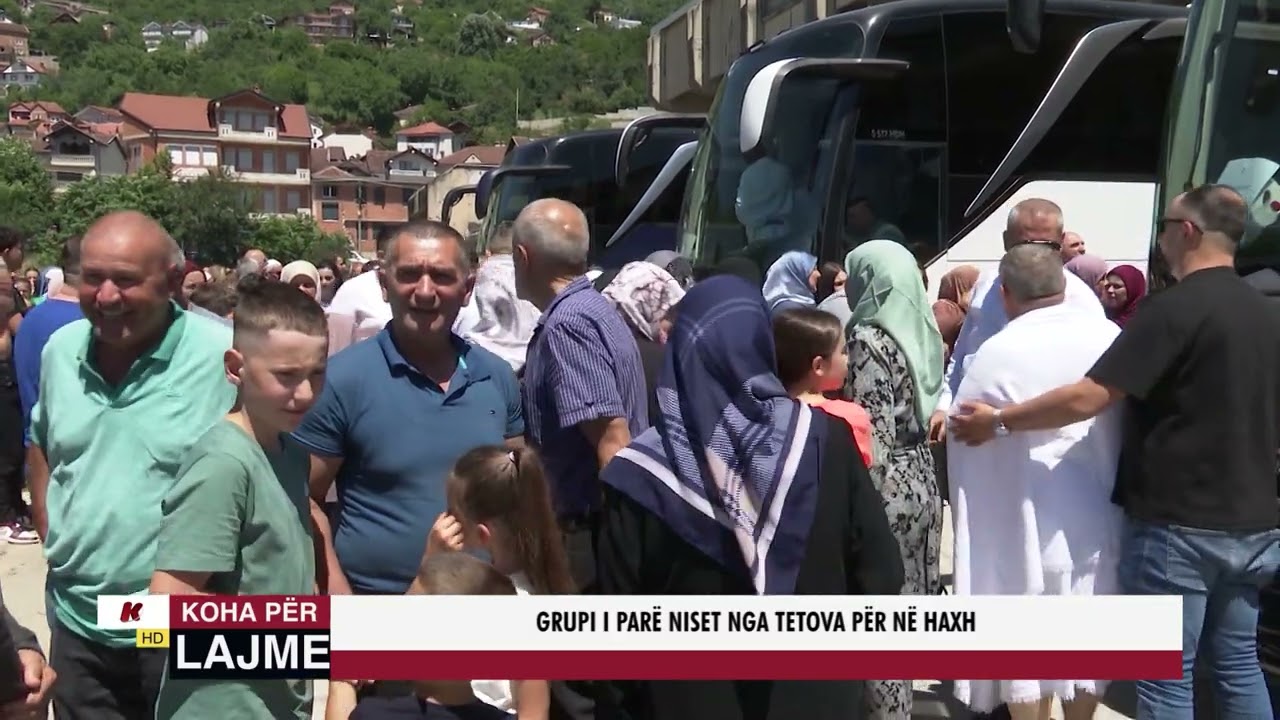 NISET GRUPI I PARË NGA TETOVA PËR NË HAXH