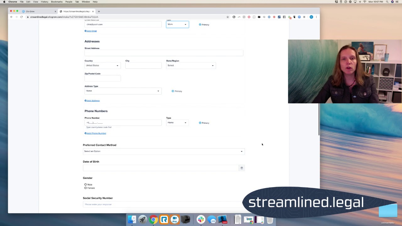 Clio Grow has added Public Forms! #streamlinedlegal