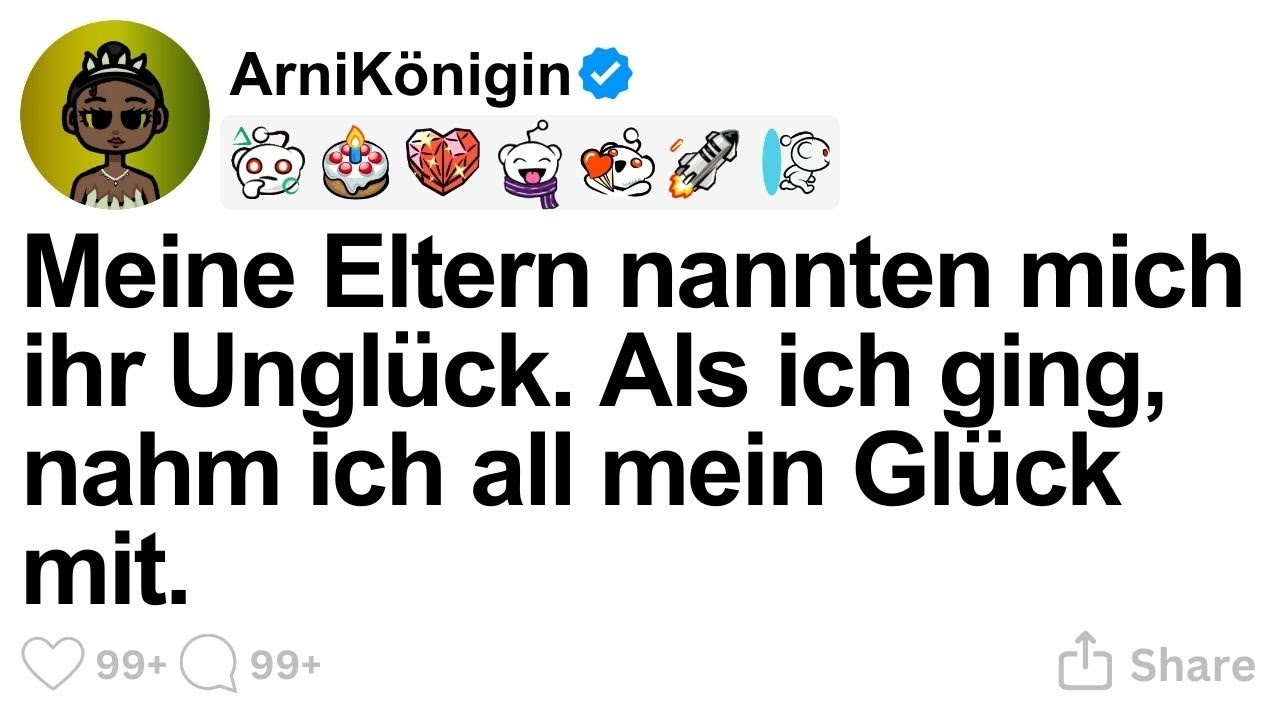 [GANZE STORY] Meine Eltern nannten mich ihr Unglück. Als ich ging, nahm ich all mein Glück mit.