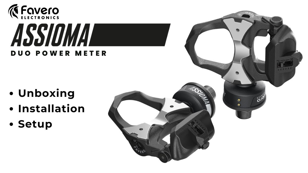 Favero Assioma DUO Power Meter Pedals - Unboxing, Install, Setup