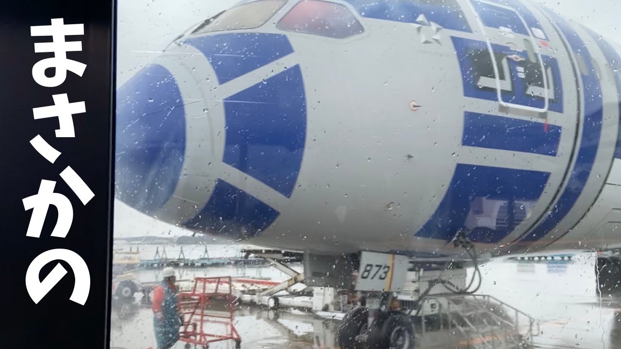 ANAスター・ウォーズ特別ボーイング「R2-D2 ANA JET」にたまたま乗れた！