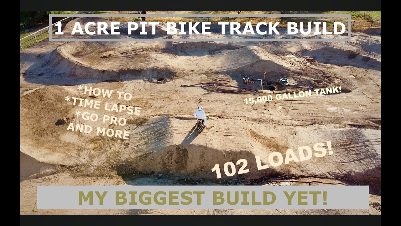 1 ACRE PIT BIKE TRACK BUILD! | BUILD #81