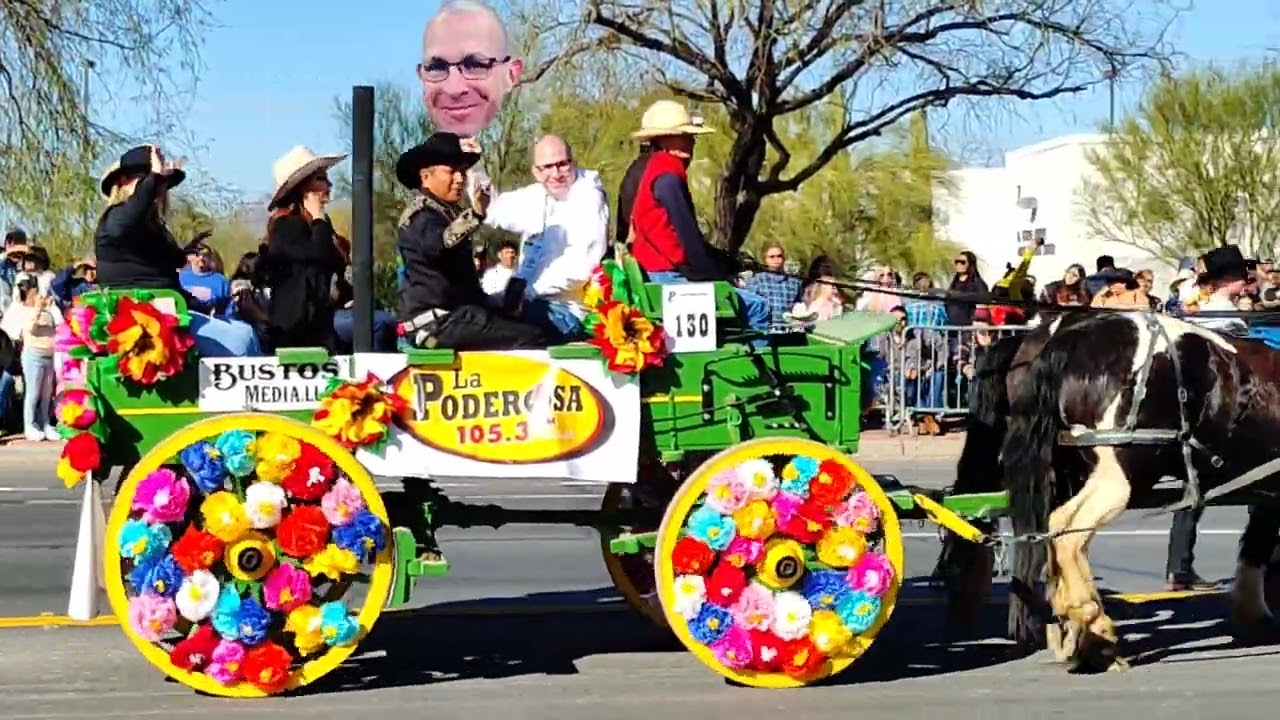 TUCSON RODEO PARADE. FEBRUARY/2024. TUCSON, ARIZONA.
