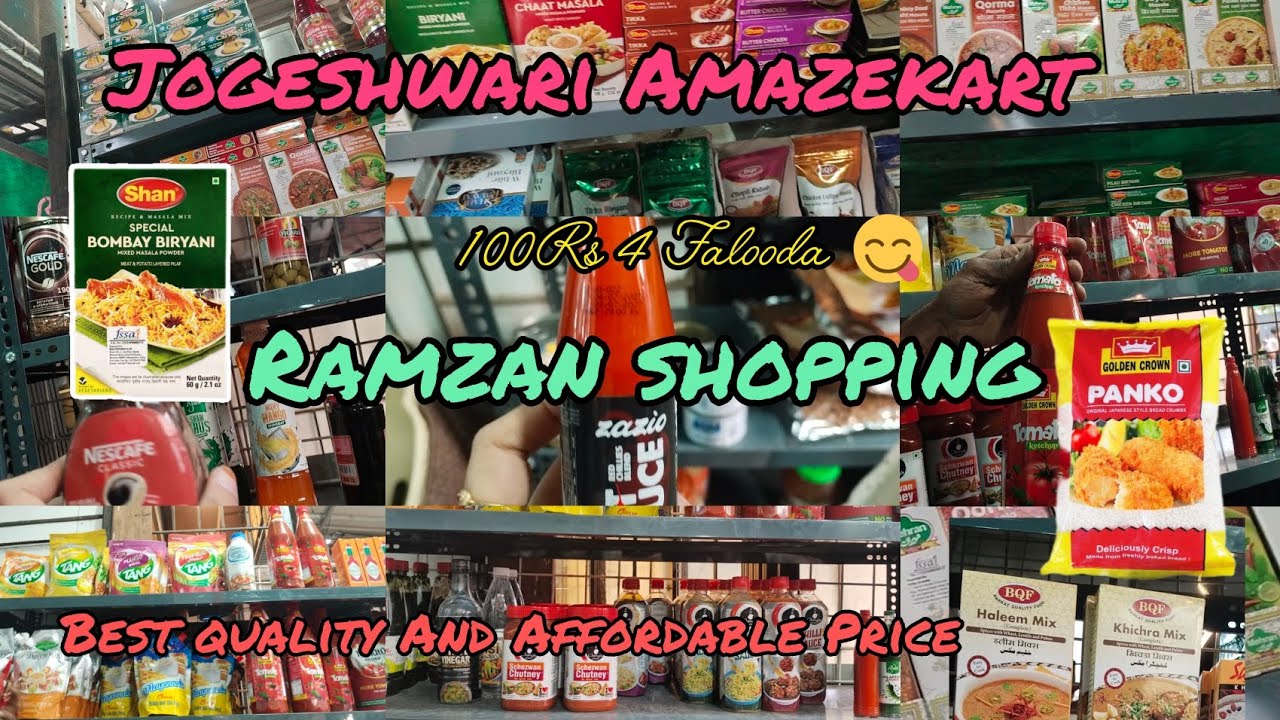 Ramzan Iftar Shopping 🌙🥤 | Best Quality Masala & Rooh Afza at Amezekart#foodandtravel with me