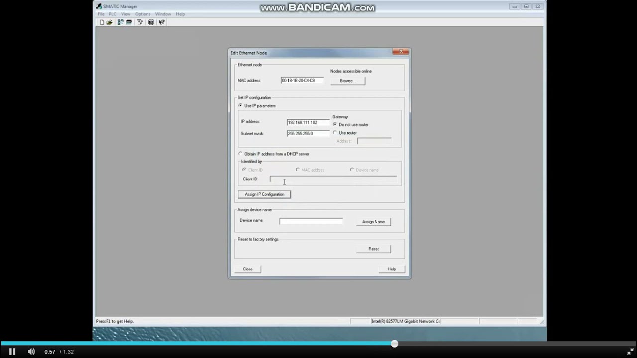 How To Find Ethernet Addresses Online In Simatic Manager # ProfiNet - 2 Of 6