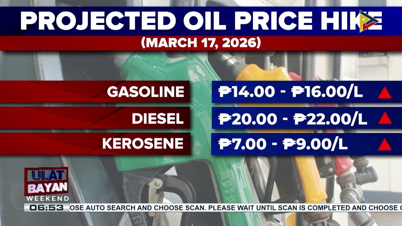 #UlatBayanWeekend | Panibagong umento sa presyo ng langis, nakaamba sa mga susunod na araw