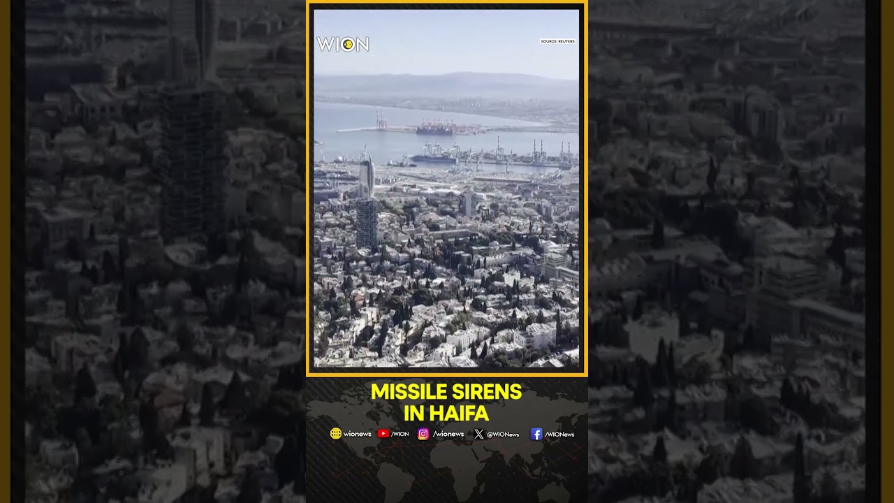 Sirens Sound in Haifa as Iranian Missiles Target Northern Israel | WION SHORTS
