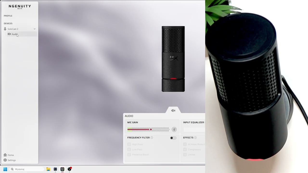 HyperX SoloCast 2 &mdash; как изменить громкость микрофона