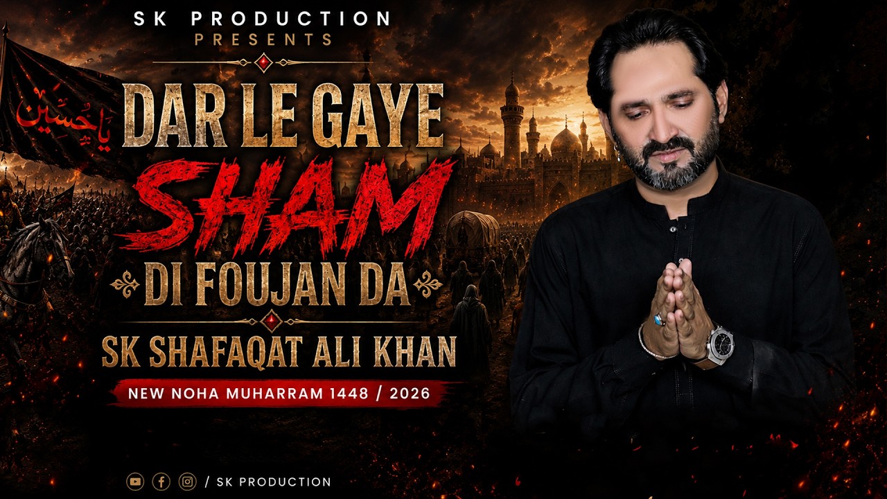 Dar Le Gaye Sham Di Foujan Da | SK Shafaqat Ali Khan | Muharram 1448 | Latest Noha 2026