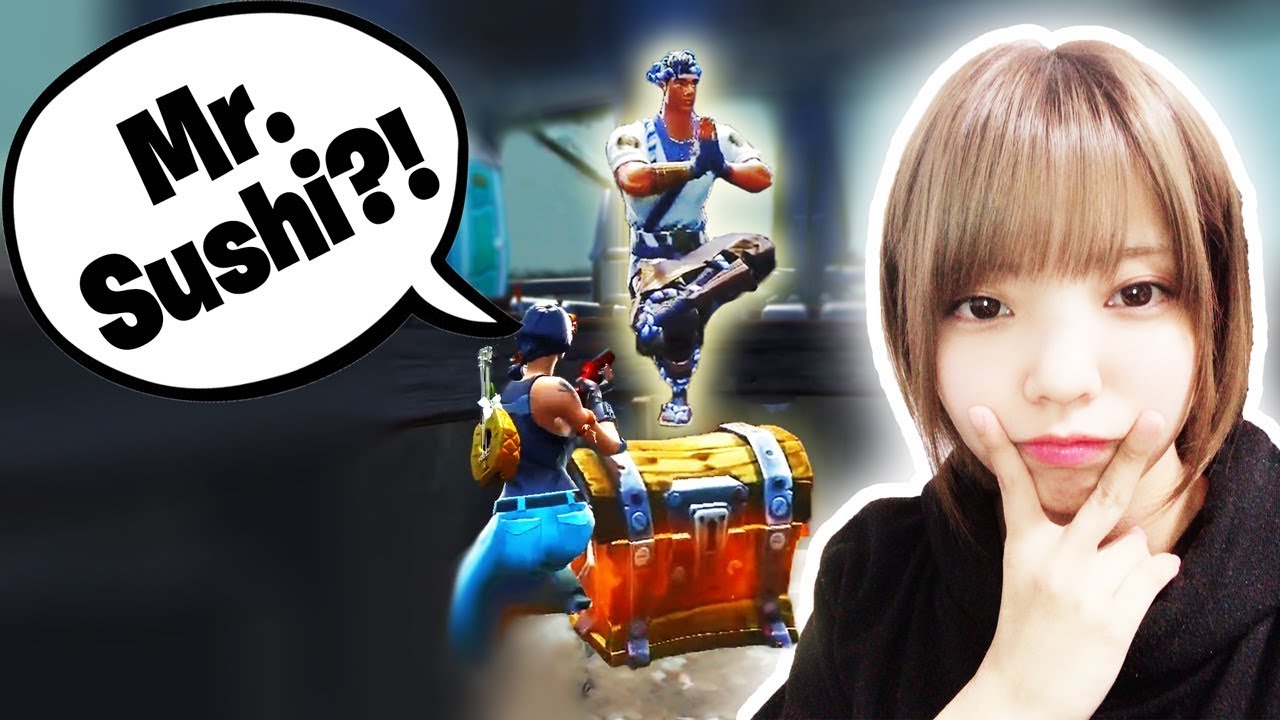 [Fortnite]Japanese girl gamer has EPIC aim, trolled by stream sniper! w/ Sarako of 4RaiF
