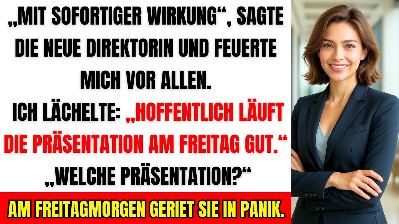 Sie feuerte mich vor allen – doch beim großen Pitch platzte ihre Blase