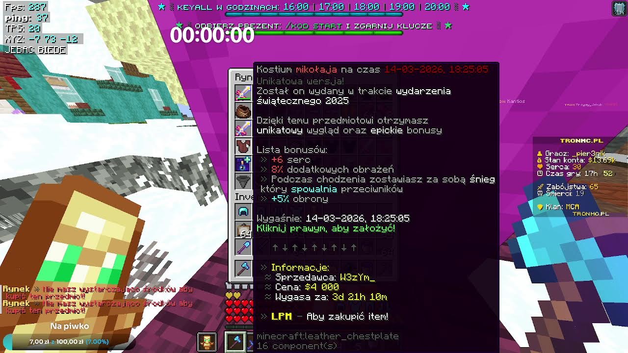 Siema live z Tronmc.pl wraca, od zera gramy ;)WBIJAJCIE SUPER ATMOSFERKA !!!! ;))))
