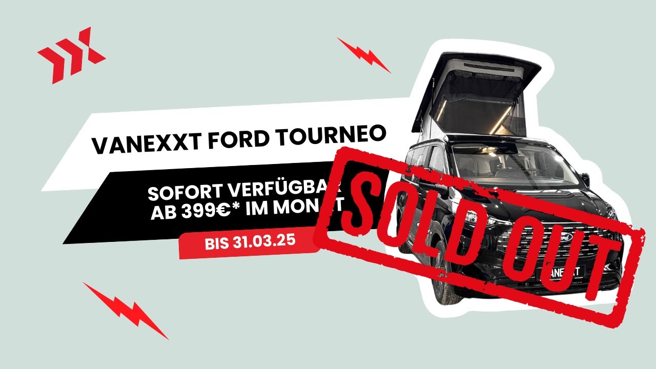 Ford Tourneo Campervan Aktion! Die Roomtour