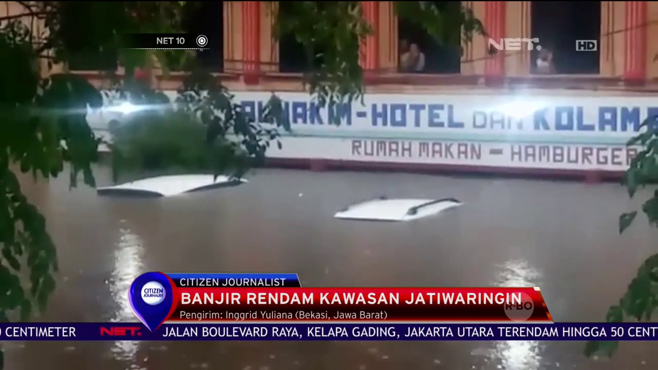 Banjir Rendam Kawasan Jatiwaringin Bekasi - NET10
