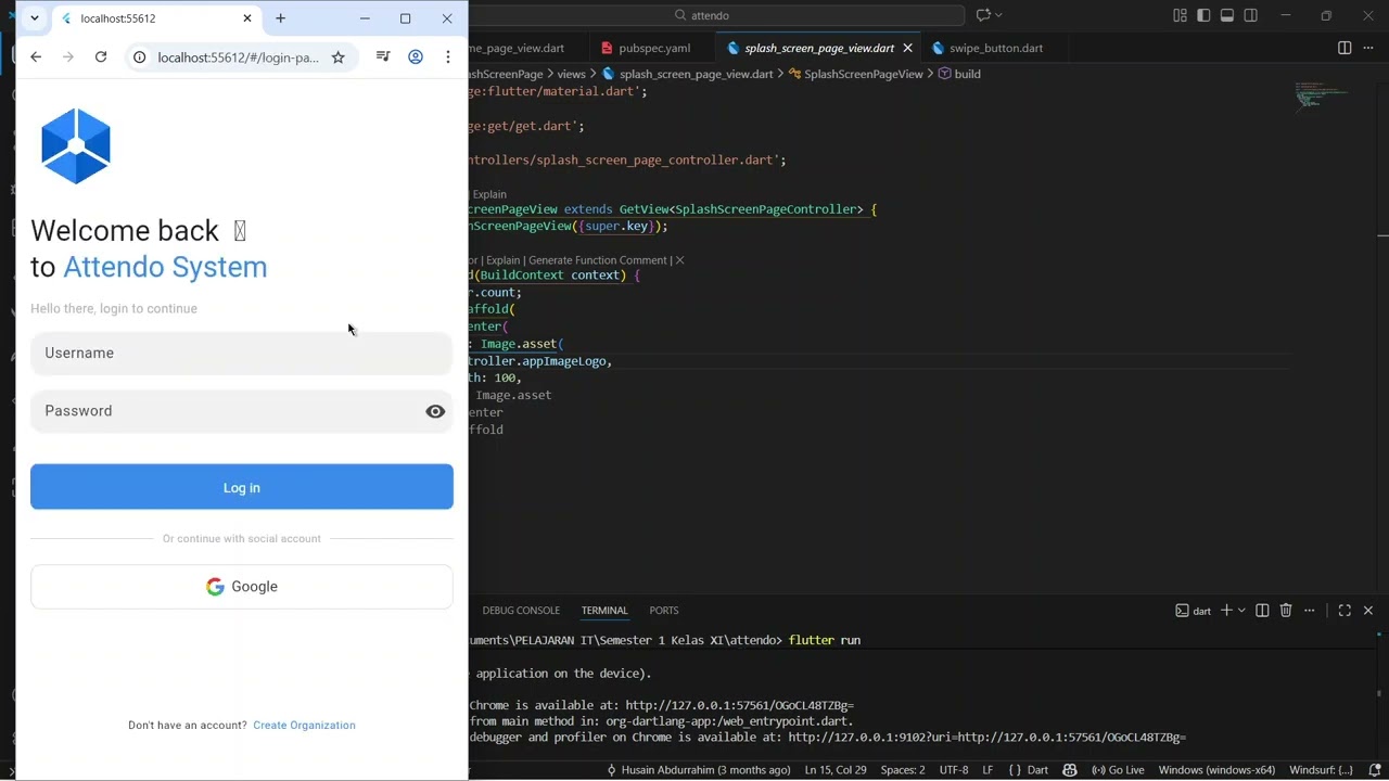 Demo Attendance App Flutter