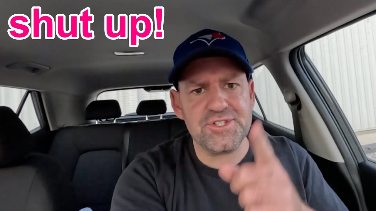 Two meanings of SHUT UP!