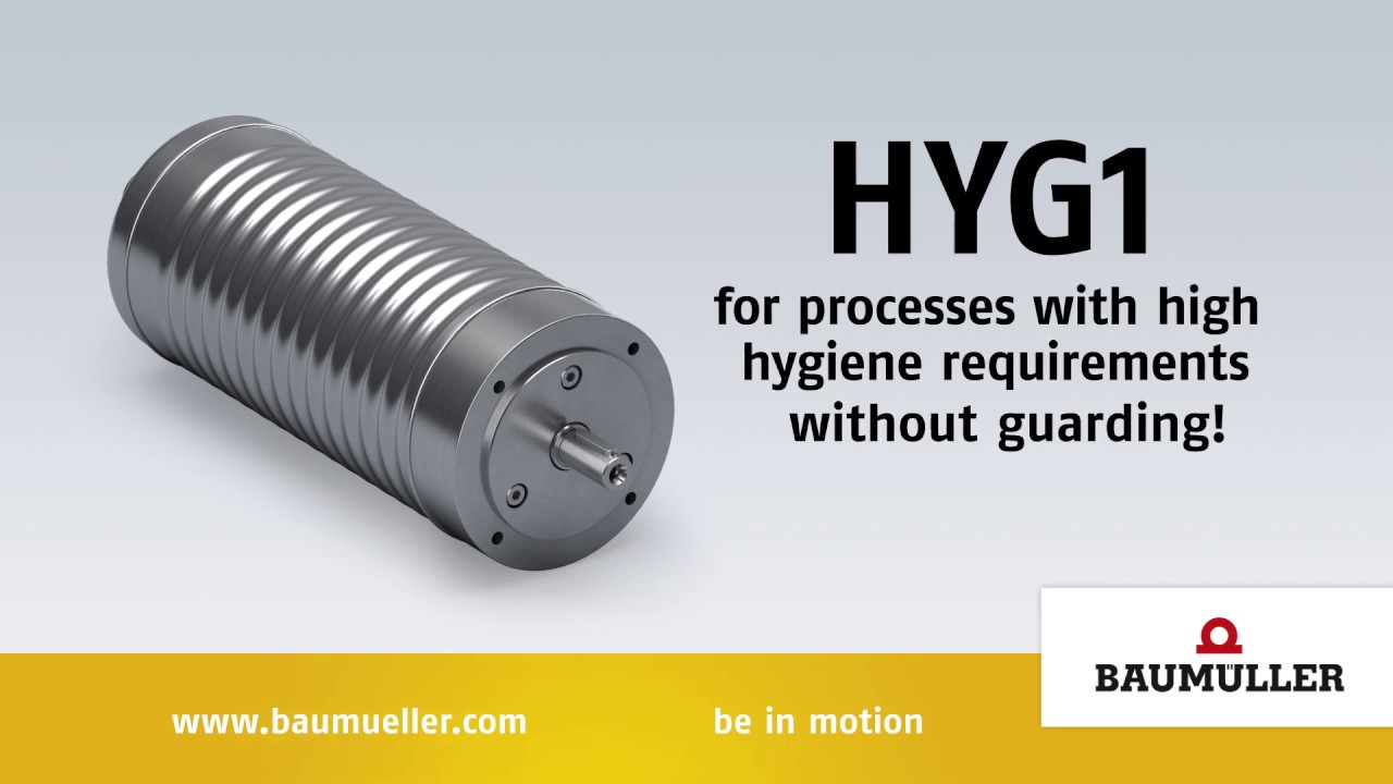 HYG1: Stainless steel servo motor for processes with high hygiene requirements