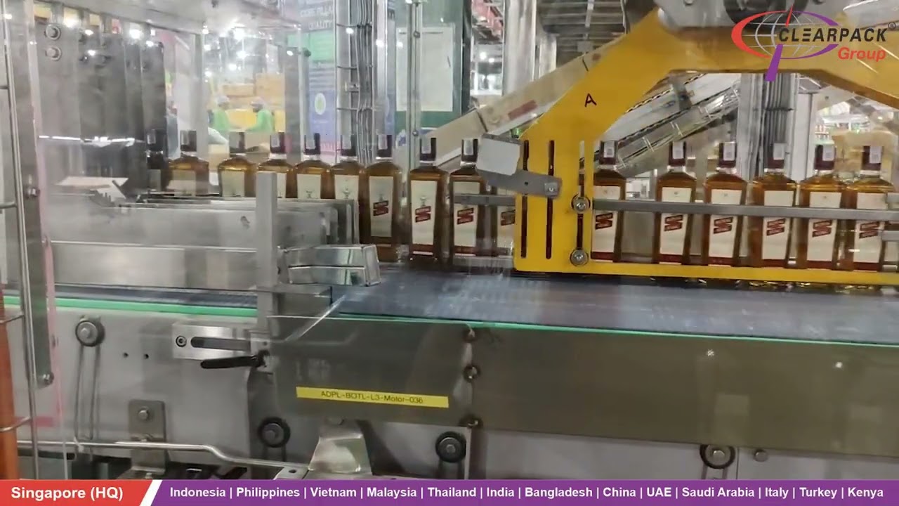 Top Load Robotic Case Packer for Liquor Bottles in Cases- Clearpack Group