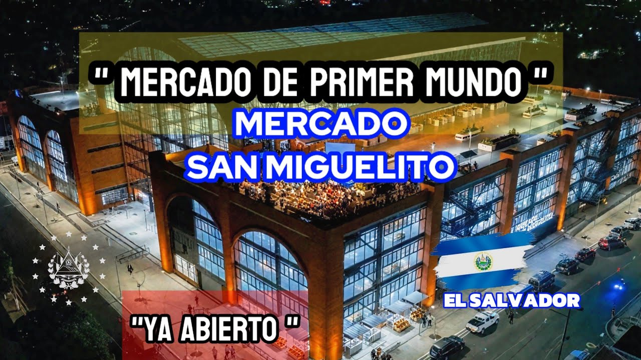EL MERCADO de PRIMER MUNDO, LUJOSO Y MODERNO de EL SALVADOR 🇸🇻 MERCADO SAN MIGUELITO
