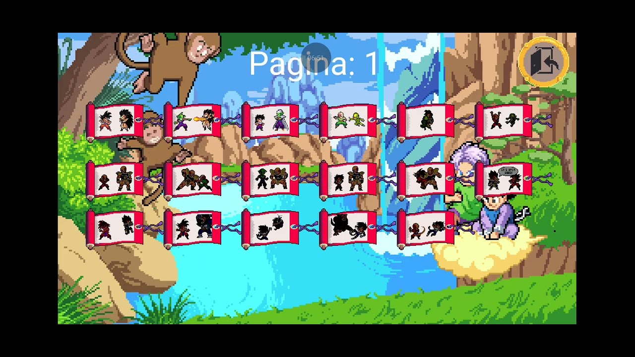 dragon ball z versão jogo capitulo 1 (saga Sayajin)