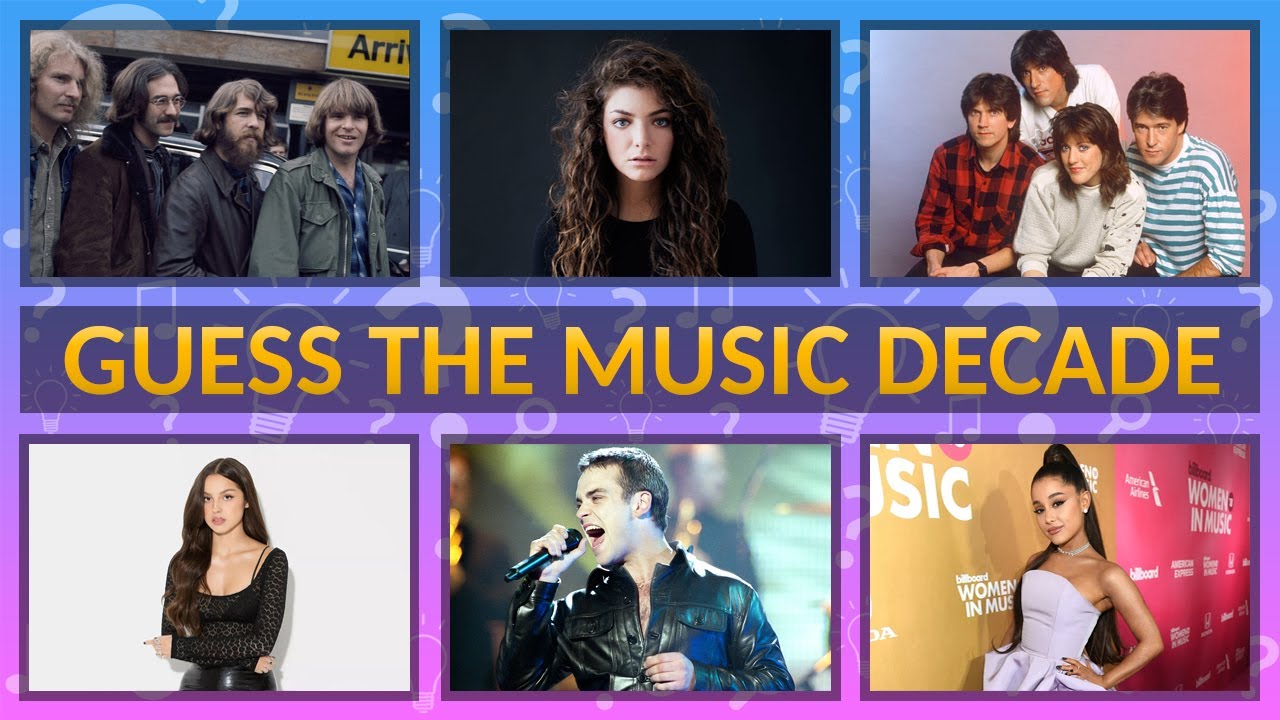 Guess The Decade | Music Quiz