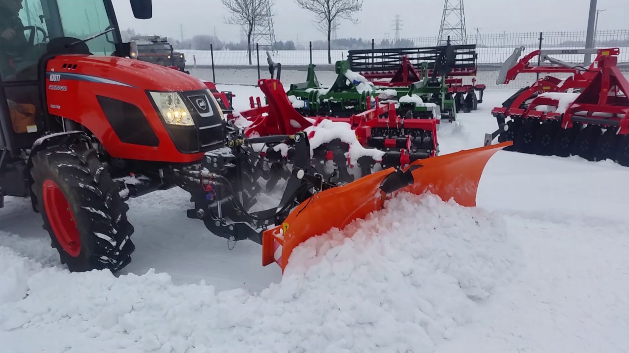 Kioti Rx 6020 w odśnieżaniu www.Agrofurdyna.pl ( Ursus c360 Kubota 6050 farmtrac 675 )