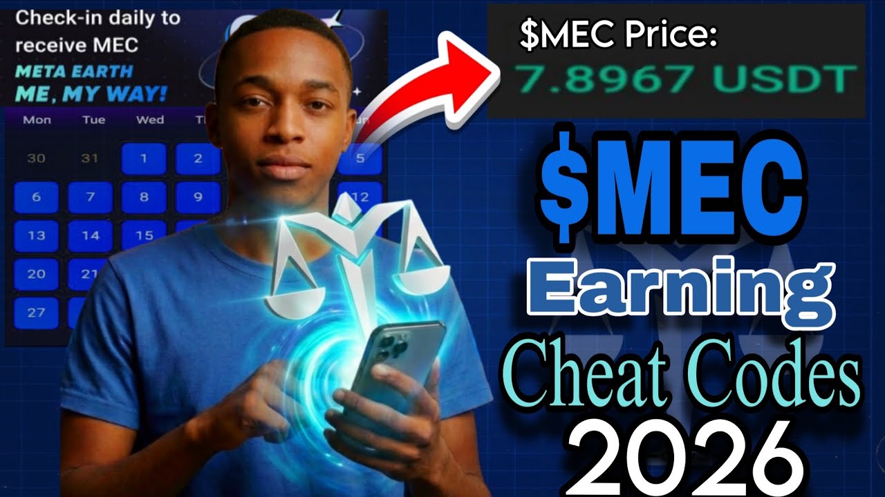 ME Pass Unlimited Earning Guides Unlocked, Earn $MEC From Daily Check-in and Ref | $50-$100 Monthly.