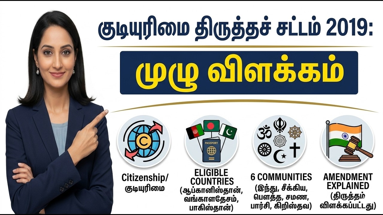 குடியுரிமை திருத்தச் சட்டம் 2019: முழு விளக்கம் | What is CAA?| Open Eye 247 |CAA 2019 |tamil medium