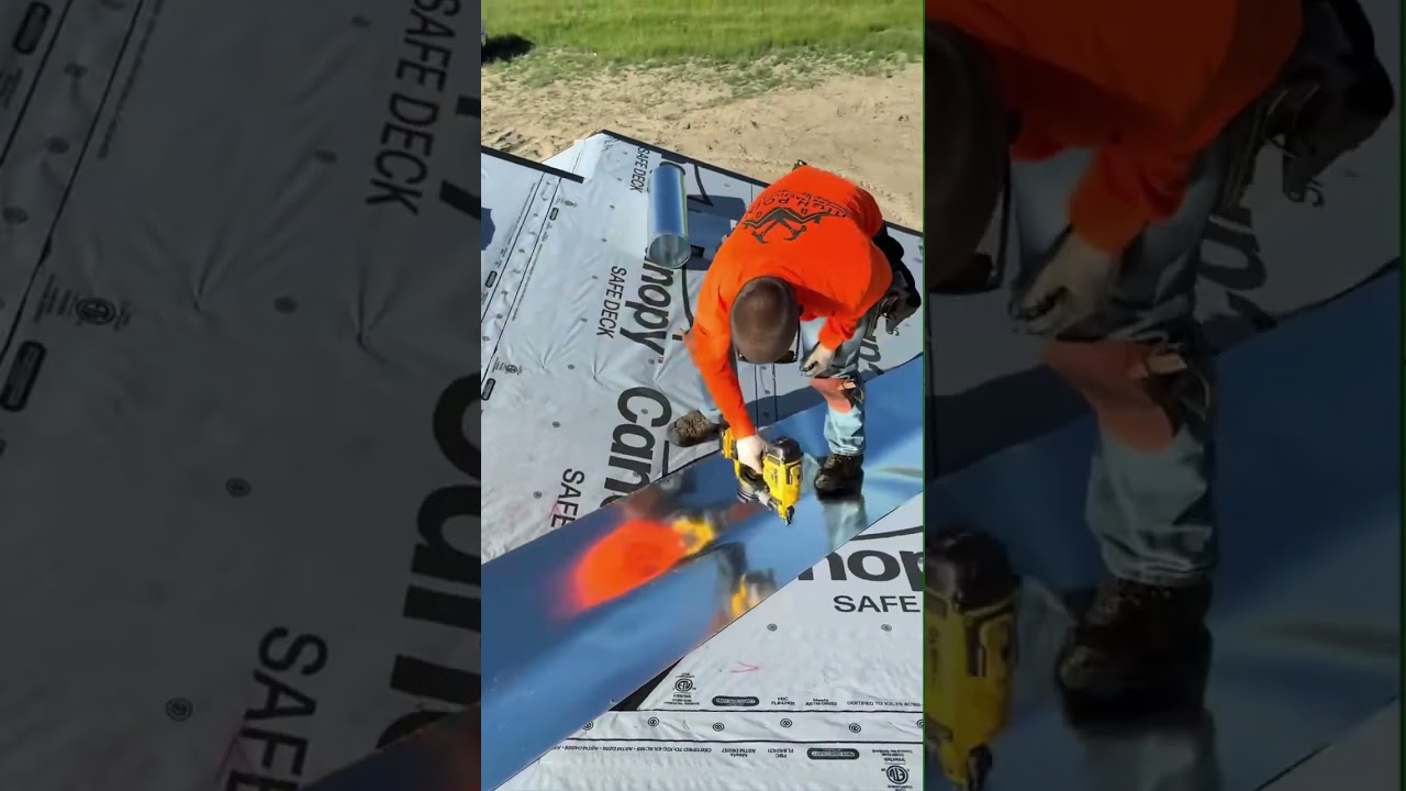 Roofing into valley 💥⚒️