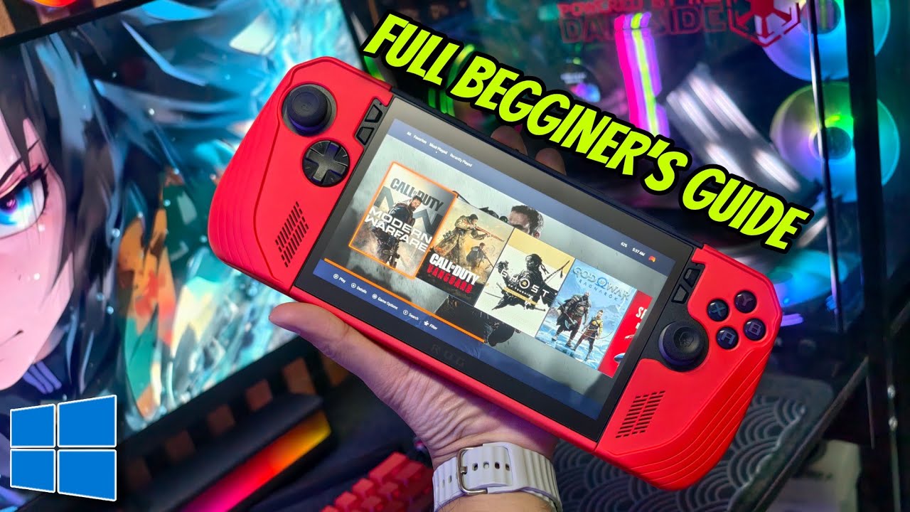 ROG Ally X Windows OS Full Beginners Setup & Guide | Playnite | Windows OS