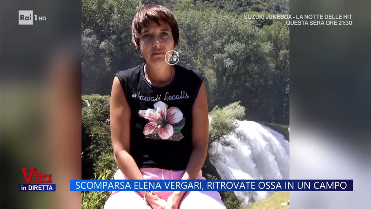 Scomparsa Elena Vergari, ritrovate ossa in un campo - Vita in diretta 18/09/2025