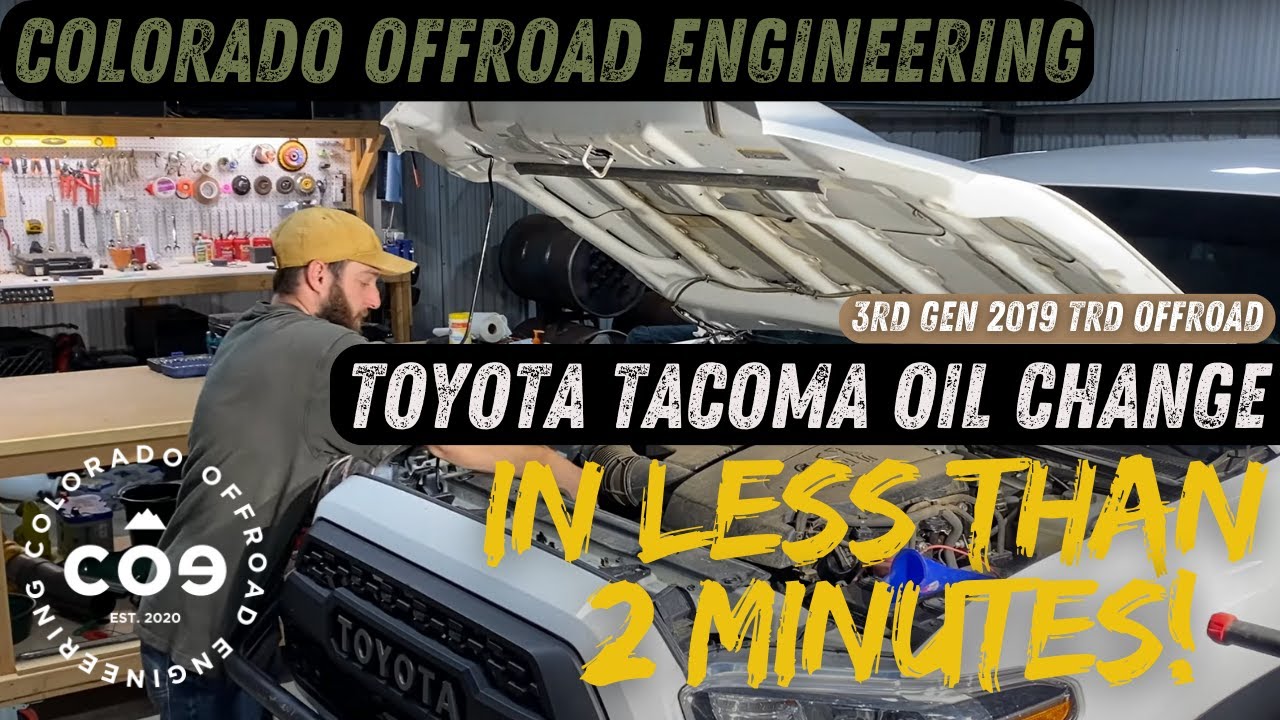 Как заменить масло в Toyota Tacoma (быстро и просто своими руками менее чем за 2 минуты!)