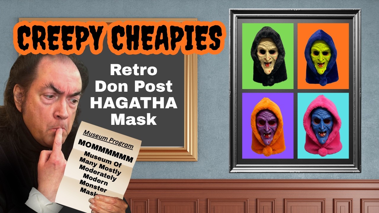 Creepy Cheapies Mask Reviews: Don Post HAGATHA reissue from Trick Or Treat